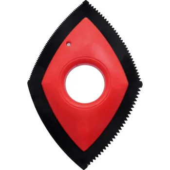 Váleček na chlupy Odstraňovač zvířecích chlupů 14,5x9,5x1,8 cm Čisticí nástroj na pohovku, koberec, autosedačku Opakovaně použitelný 4 hroty Rukojeť Oboustranný design červená