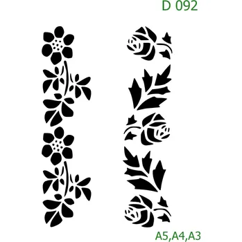 Šablona D 092 - A4 , Lepící fólie