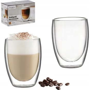Sklenice Sklenice na kávu Backhome 345 ml 2 ks