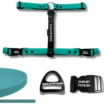 Postroj pro psa VODĚODOLNÉ POSTROJE PRO VELKÉHO PSA GUARD PVC BIOTHANE S I WOOFY HARNESS