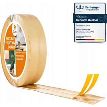 Obraz Lišta Quest PVC 15 x 15, délka 500 cm, krémová