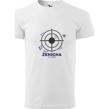 Gravírování Tričko na rozlučku se svobodou pro družbu - TÝM ŽENICHA