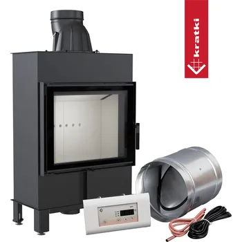 Krbová vložka Kratki Inteligentní krbová LUCY SLIM 8 kW Ø 160