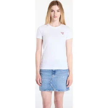 Pánské tričko Tričko GUESS Ss Cn Mini Triangle White S