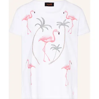 Miss Goodlife Dámské Tričko S Ozdobnými Kamínky, bílá /...