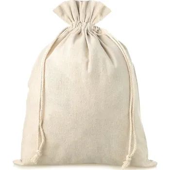 Pytle na odpadky 1 ks Pytel z imitace lnu 35 x 50 cm - přírodní