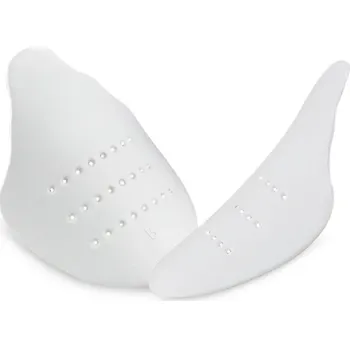 Přípravek pro údržbu obuvi Chrániče proti záhybům do dámské obuvi velikost 35–39 Tvarující vložky do špičky bot z TPE materiálu Proti mačkání a deformaci obuvi bílá