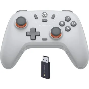 Gamepad Bezdrátový ovladač GameSir Nova Lite Barevný s Hall efekt joysticky a turbem pro PC, Switch, Steam, Android a iOS s ochranným pouzdrem šedá