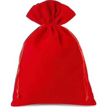 Pytle na odpadky 3 ks Sametové pytle 26 x 35 cm - červené