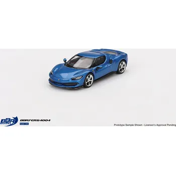 autíčko FERRARI 296 GTB BLU CORSA 2024 -1:64 - BBR