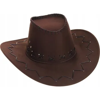 Klobouk KOVBOJSKÝ KLOBOUK UNIVERZÁLNÍ DOPLNĚK KE KOSTÝMU / PŘEVLEKU
