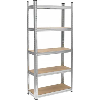 Dílenský regál Kovový skladový regál Rebel 150 x 70 x 30 cm, nosnost 150 kg na polici