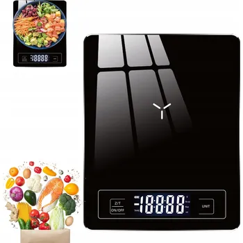 Kuchyňská váha ELEKTRONICKÁ KUCHYŇSKÁ VÁHA PŘESNÁ 1G/5000G S DOTYKOVÝM DISPLEJEM