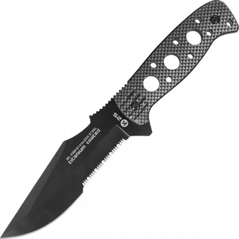 kapesní nůž Taktický Nůž K25 Tactical Grey Aluminium Black Titanium 7Cr17Mov MOLLE