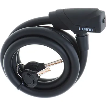 Zámek na kolo L-BRNO bezpečnostní zámek na kolo s dlouhou šroubovicí 150cm