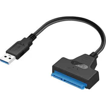 Datové redukce Adaptér 22pinový SATA 3 na USB 3.0 pro 2,5palcové externí HDD a SSD disky Rychlé připojení Pevný disk Externí převodník Pevné disky