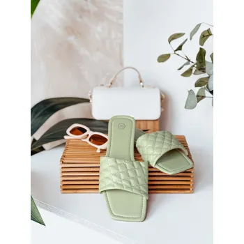 Dámské pantofle Dámské pantofle SATELIVA ZY0970 Barva: Zelená, Velikost: 36