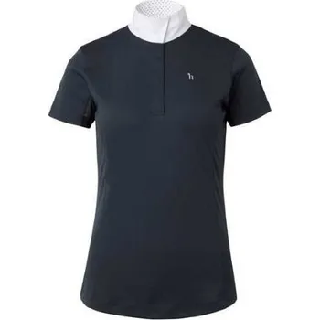 Dámské tričko Dámské závodní tričko HORZE Blaire bílé/tmavě modré (36)