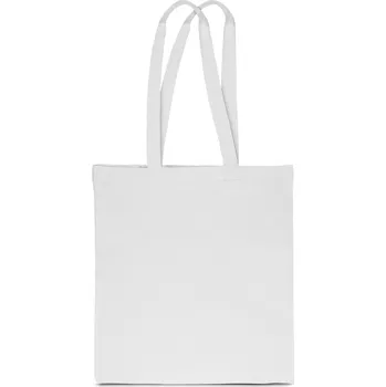 1 ks. Bavlněná taška 38 x 42 cm s dlouhými uchy - bílá