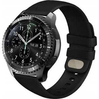 Příslušenství k chytrým hodinkám SILIKONOVÝ ŘEMÍNEK PRO HODINKY HUAWEI WATCH GT ACTIVE 22mm ČERNÝ