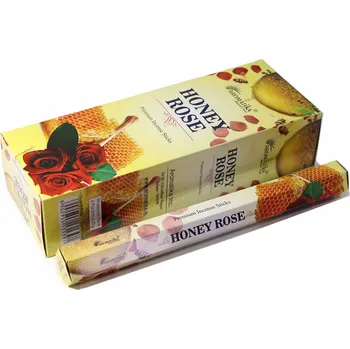 Čajovna INDICKÉ VONNÉ TYČINKY AROMATIKA HONEY ROSE 20 KS MEDOVÁ RŮŽE