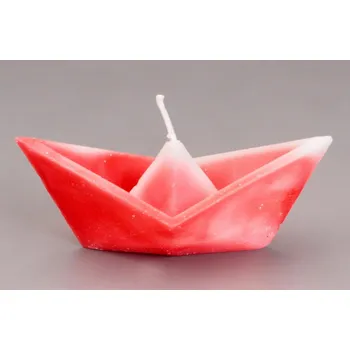 Svíčka Svíčka lodička - velká - červená