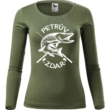 Dámské oblečení DOBRÝ TRIKO Dámské bavlněné triko Petrův zdar Velikost: 2XL, Barva: Khaki