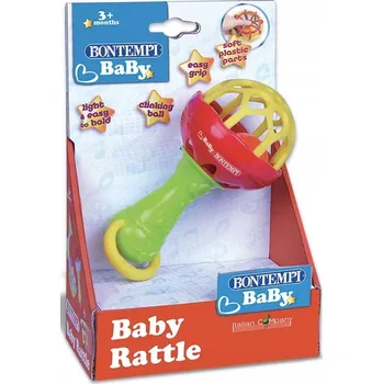 Hračka pro kojence BONTEMPI Chrastítka pro miminka – Sada chrastítek pro malé děti