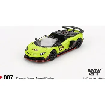 autíčko LAMBORGHINI AVENTADOR SVJ 63 ROADSTER VERDE SHOCK 2022 -1:64 - Mini GT
