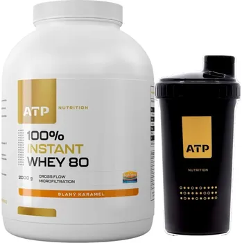 Protein AKCE ATP 100% Instant Whey 80 CFM 2000 g + ZDARMA Šejkr 700 ml Vanilka