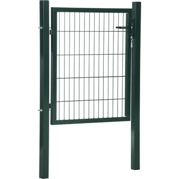 Ocelová zahradní branka, 97 x 150 cm | zelená