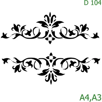 Šablona D 104 - A3 , Lepící fólie