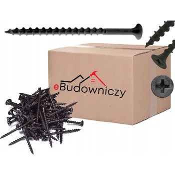 Vrták VRUTY DO DŘEVA DO SÁDROKARTONU ČERNÉ FOSFÁTOVANÉ 4,8x100 mm 1 kg