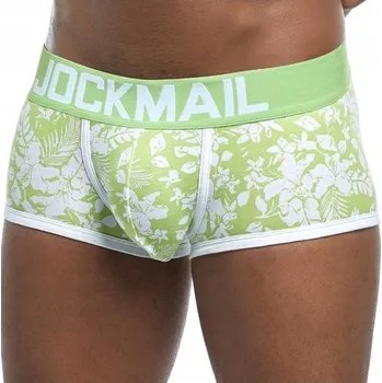 Boxerky Pánské bavlněné boxerky JOCKMAIL s květinovým potiskem - L