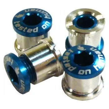 Převodník na kolo šrouby do převodníku ShamanRacing 8mm, 4ks modré