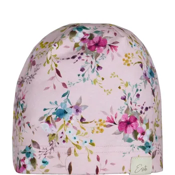 Čepice ESITO | Jarní čepice Květinky - růžová / 50