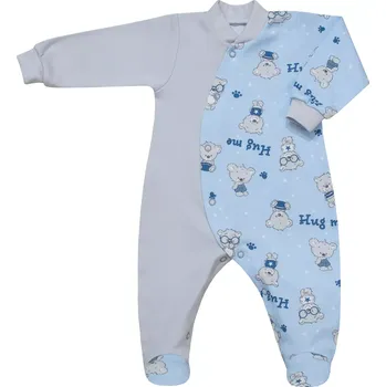 Kojenecký overall ESITO | Kojenecký overal Teddy bears - modrá / 56