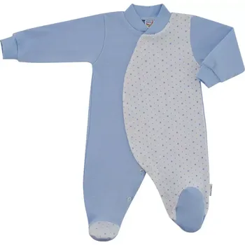 ESITO | Kojenecký overal Hvězdička vel. 74 - 86 - hvězdička modrá / 74