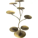 Milujeme Kameny Stojánek na svícny - kovový bronzový 6283