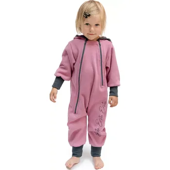 Kojenecká kombinéza ESITO | Teplákový overal rostoucí Warmkeeper Cyclamen pink - růžová / 56 - 62
