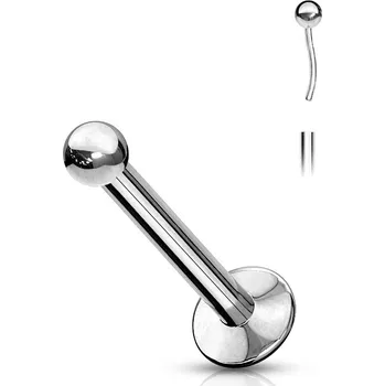 Piercing Šperky4U Labreta PUSH IN, kulička - LB0020-12062