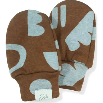 Rukavice ESITO | Dětské rukavice zateplené Shapes - hnědá / 62