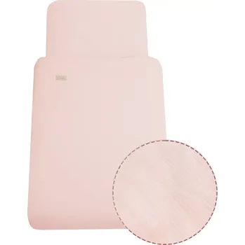 Povlečení ESITO | Luxusní dětské mušelínové povlečení Pink - růžová / 100 x 135, 60 x 40 cm