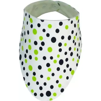 Bryndák ESITO | Slintáček bavlna puntík - puntík zelená / UNI