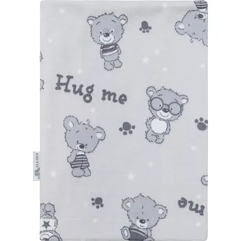 ESITO | Žínka do koupele Jersey Teddy bears Grey - šedá / 19 x 14 cm
