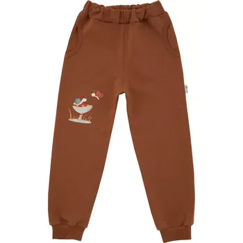 ESITO | Dětské tepláky Muchomůrka - hnědá / 92