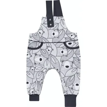 ESITO | Rostoucí tepláky s laclem Brumla vel. 68 - 98 - šedá / 80 - 86