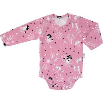 Kojenecký body ESITO | Bodyčko DIGITÁL Chobotnice vel. 56 až 74 - růžová / 62