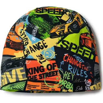 Čepice ESITO | Jarní čepice Speed cars - černá / 50