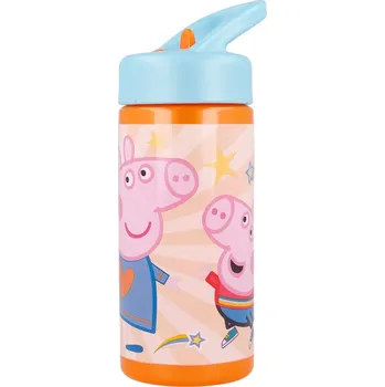 Láhev STOR Láhev na pití Prasátko Peppa 410 ml